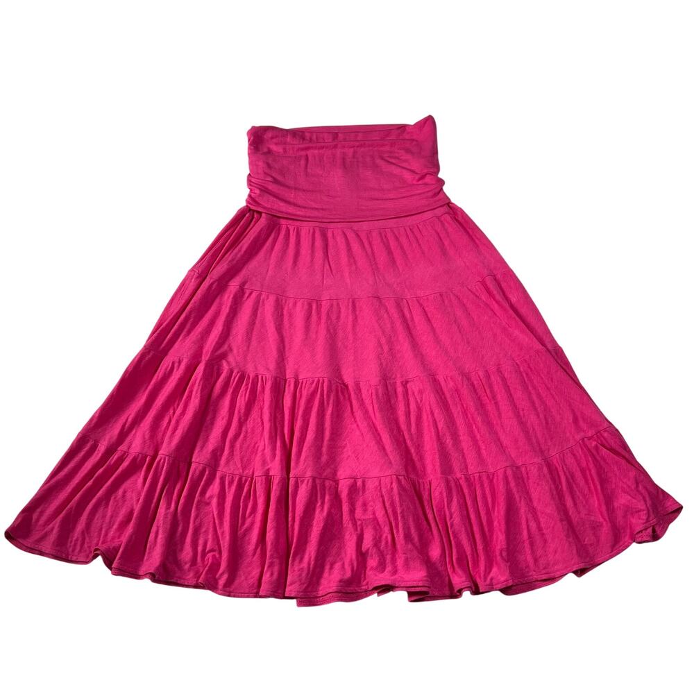 I.N.C. International Concept Fold Over Maxi Skirt/Convertible Midi Dress Size L